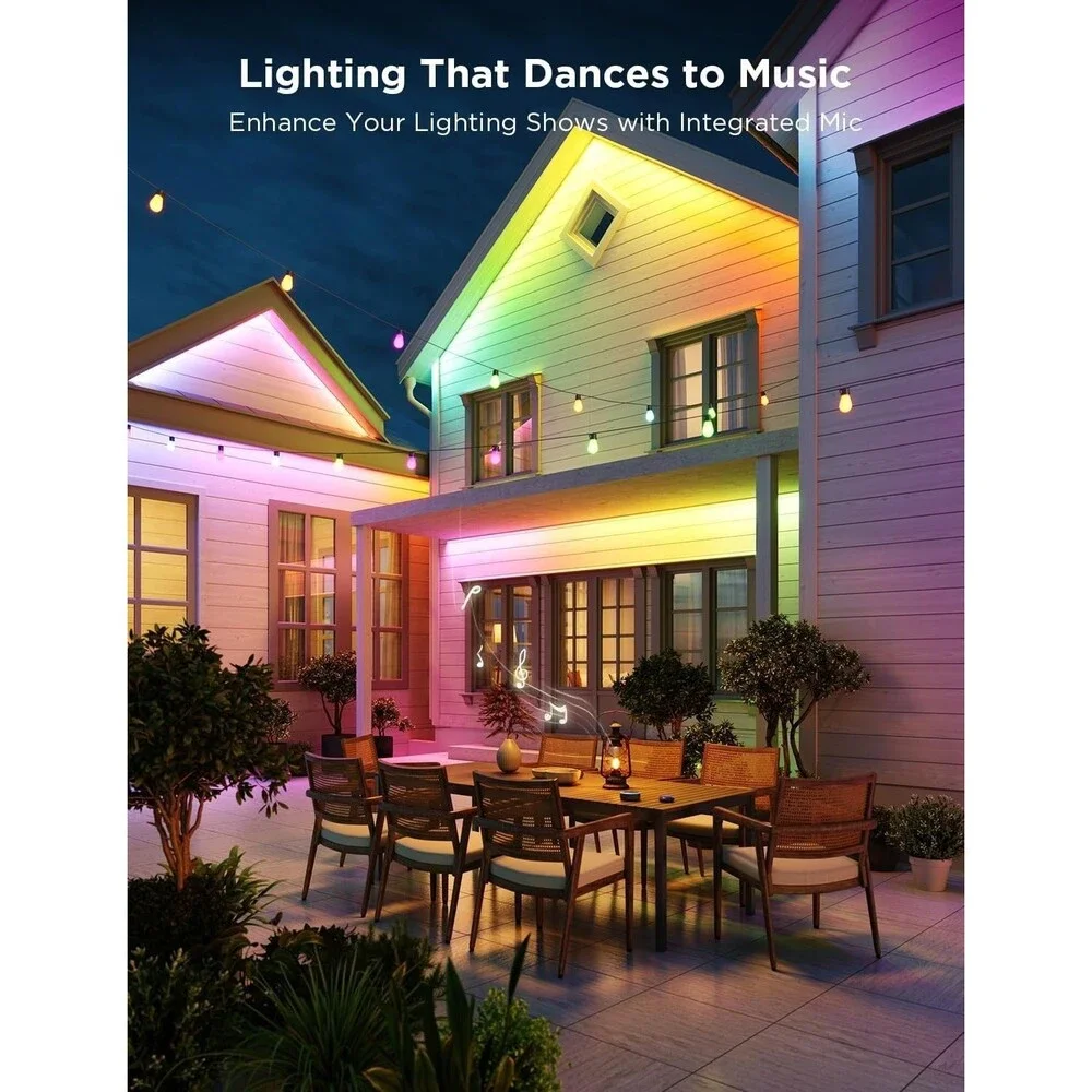 Govee Outdoor LED Smart Strip Lights 32.8ft Work w Alexa Google Home